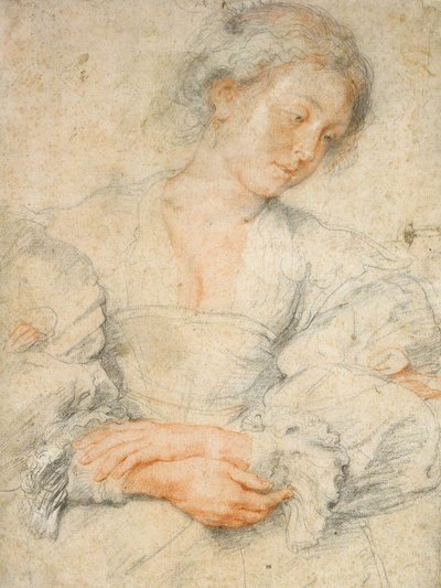 Young Woman with Folded Hands by Peter Paul Rubens